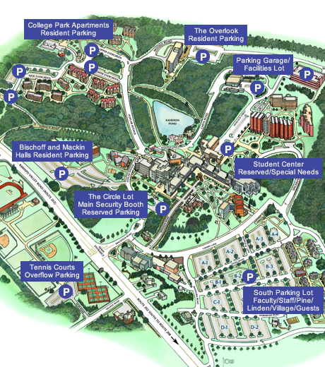 Parking Maps - Public Safety || Ramapo College of New Jersey