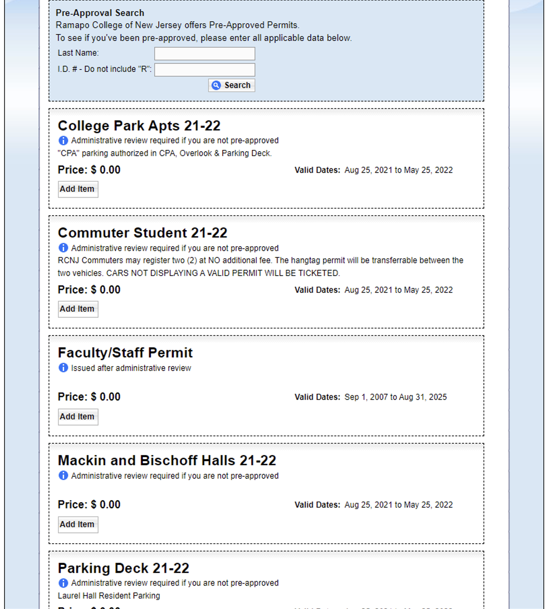 How To Apply For A Parking Permit Public Safety Ramapo College Of   Permit Store 5 