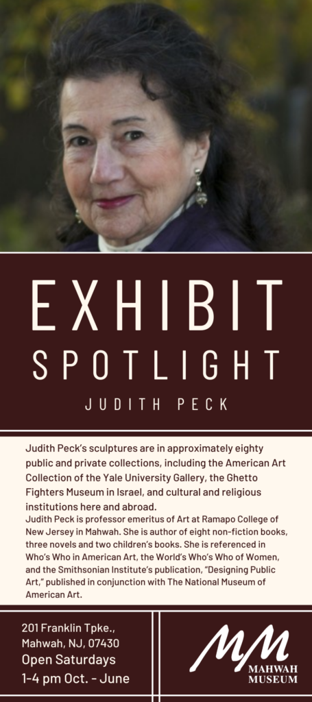 Judith Peck Retrospective October through June