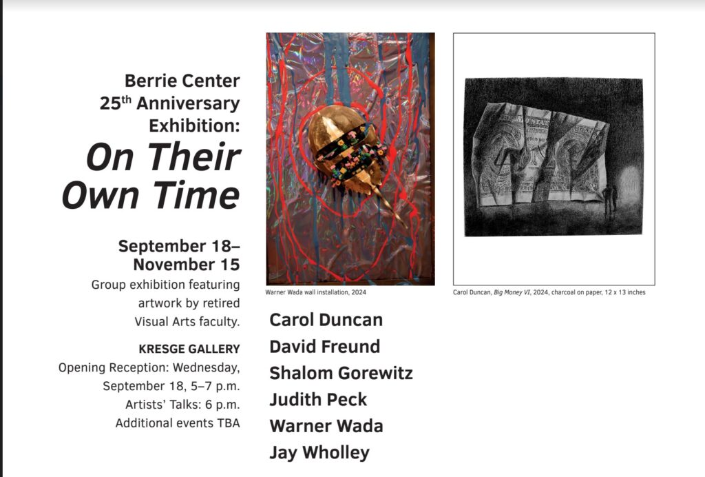 On Their Own Time Faculty Exhibit